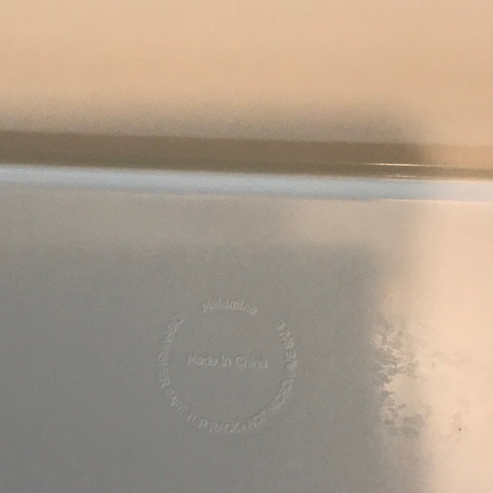 Isabella de Borchgrave lemon and  leaves platter melamine - Picture 4 of 7